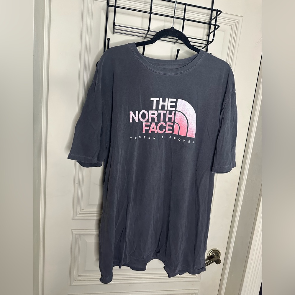 Vintage, worn gray/blackish The North Face T-shirt XXL